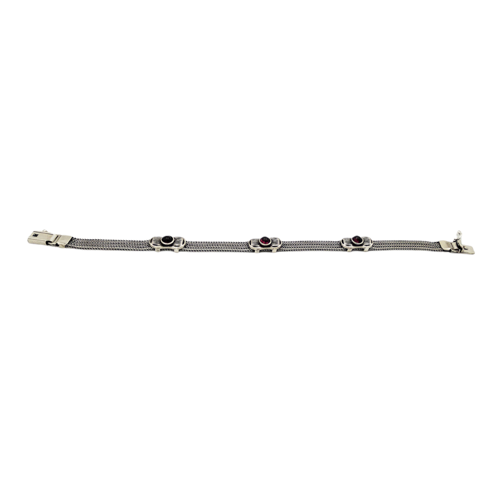 925° silver bracelet, chain with pomegranate