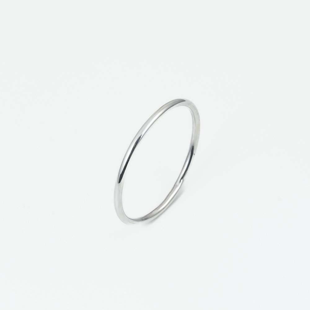 Ασημένια επιπλατινωμένη βέργα 925° 