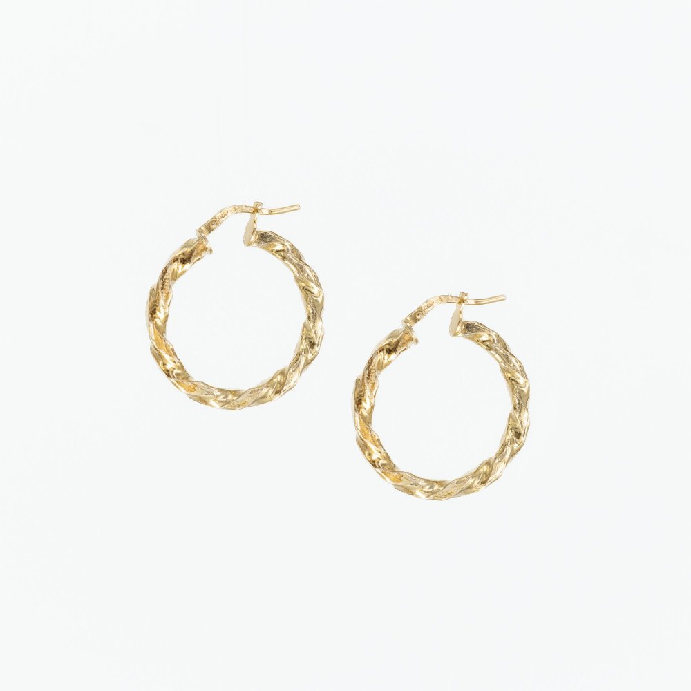 Ασημένιοι επιχρυσωμένοι κρίκοι 925° 