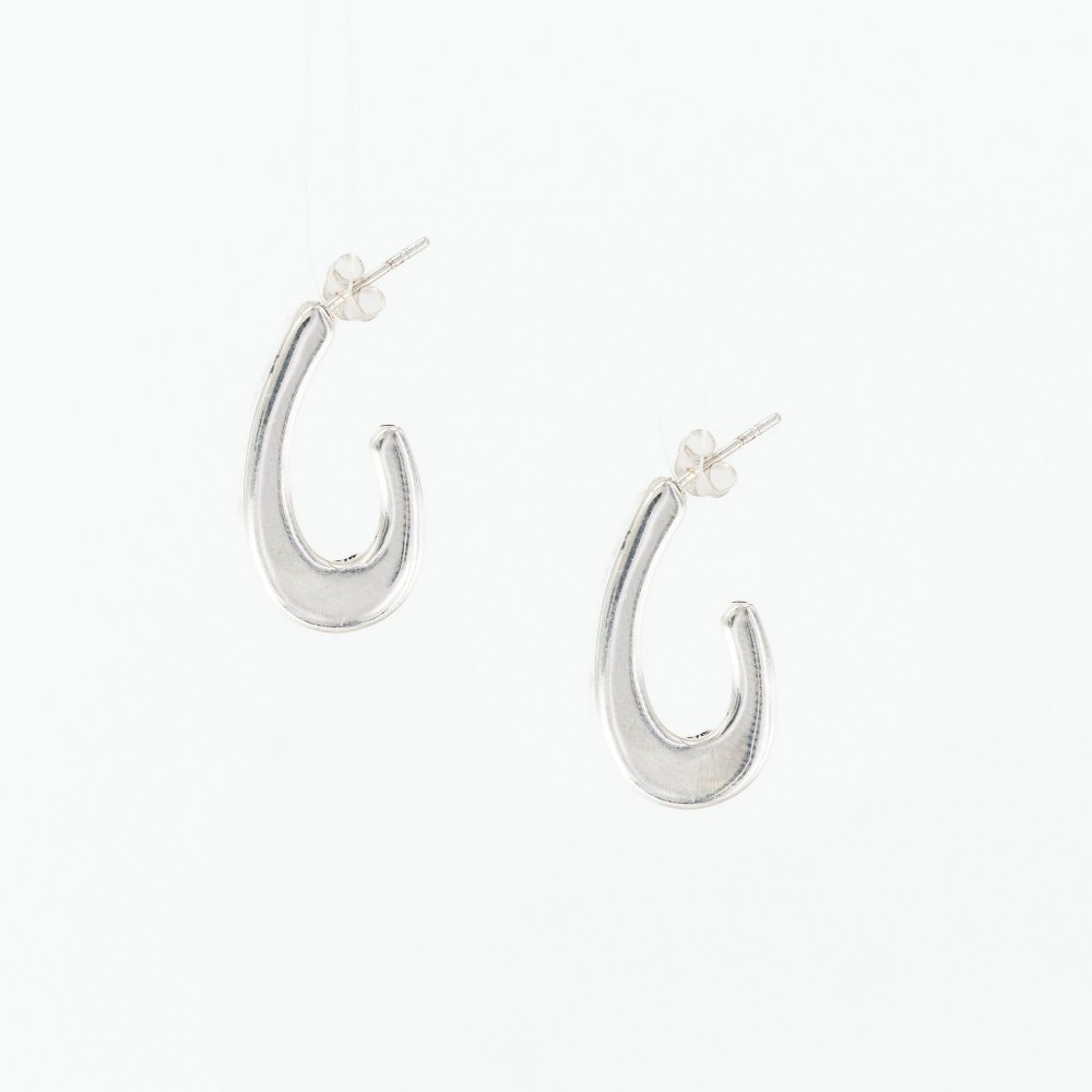 Ασημένιοι επιπλατινωμένοι κρίκοι 925° 