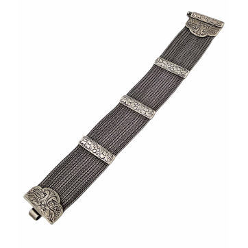 Moschos 925° silver bracelet, chain